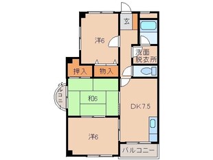 ブレスベル小二里の物件間取画像